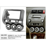 FITTING KIT HONDA JAZZ , CITY 2002 - 2008 DOUBLE DIN (GREY) (MAN AIR CON)