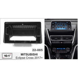 FITTING KIT 10" DASH MITSUBISHI EXLIPSE CROSS 2017 ON (GLOSS BLACK)