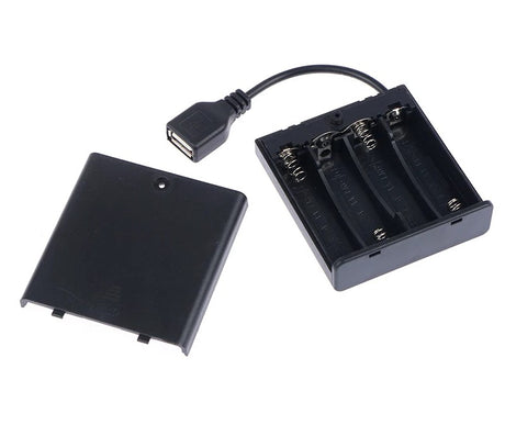BATT MAN AA BATTERY PACK WITH CASE FOR SKAA MINI RECEIVERS/TRANSMITTERS