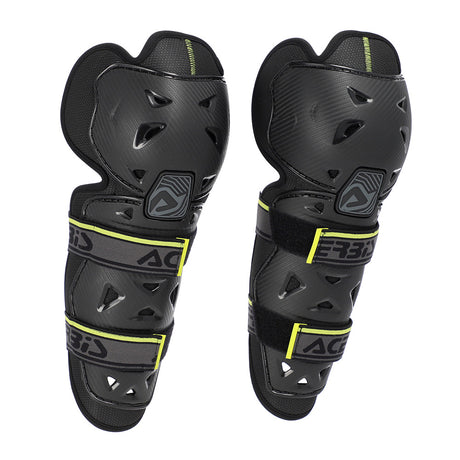 ACERBIS Profile 2 Knee Guards - Black Yellow