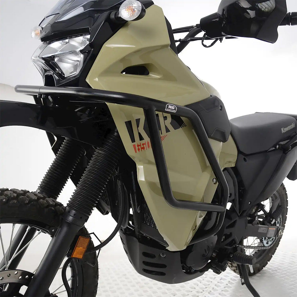 R&G Adventure Bars for Kawasaki KLR 650 22- Black
