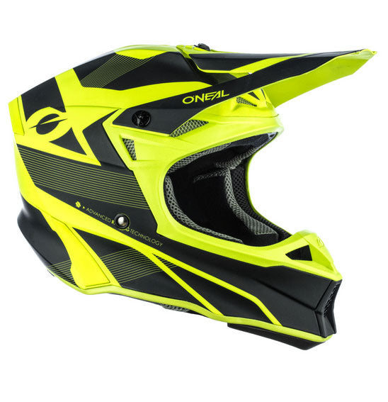 O'Neal 10SRS COMPACT Helmet - Black/Neon Yellow