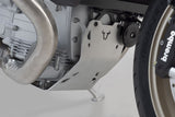 BASH PLATE SW MOTECH SILVER MOTO-GUZZI V100 MANDELLO 22-ON