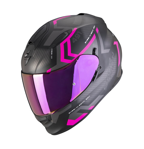 Scorpion EXO-491 SPIN - Matte Black/Pink