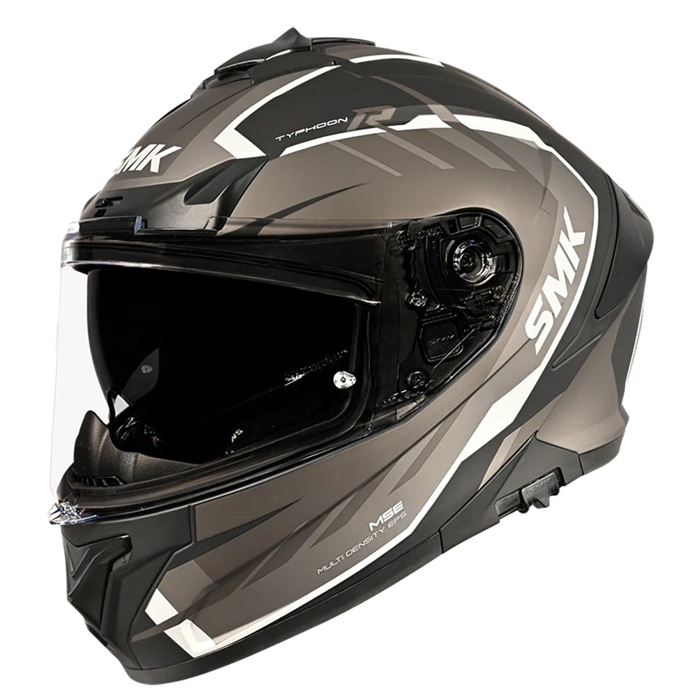 SMK TYPHOON - AEROT - Matte Black Grey - MA266