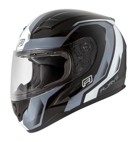 RJAYS GRID Helmet - Gloss Blk/White