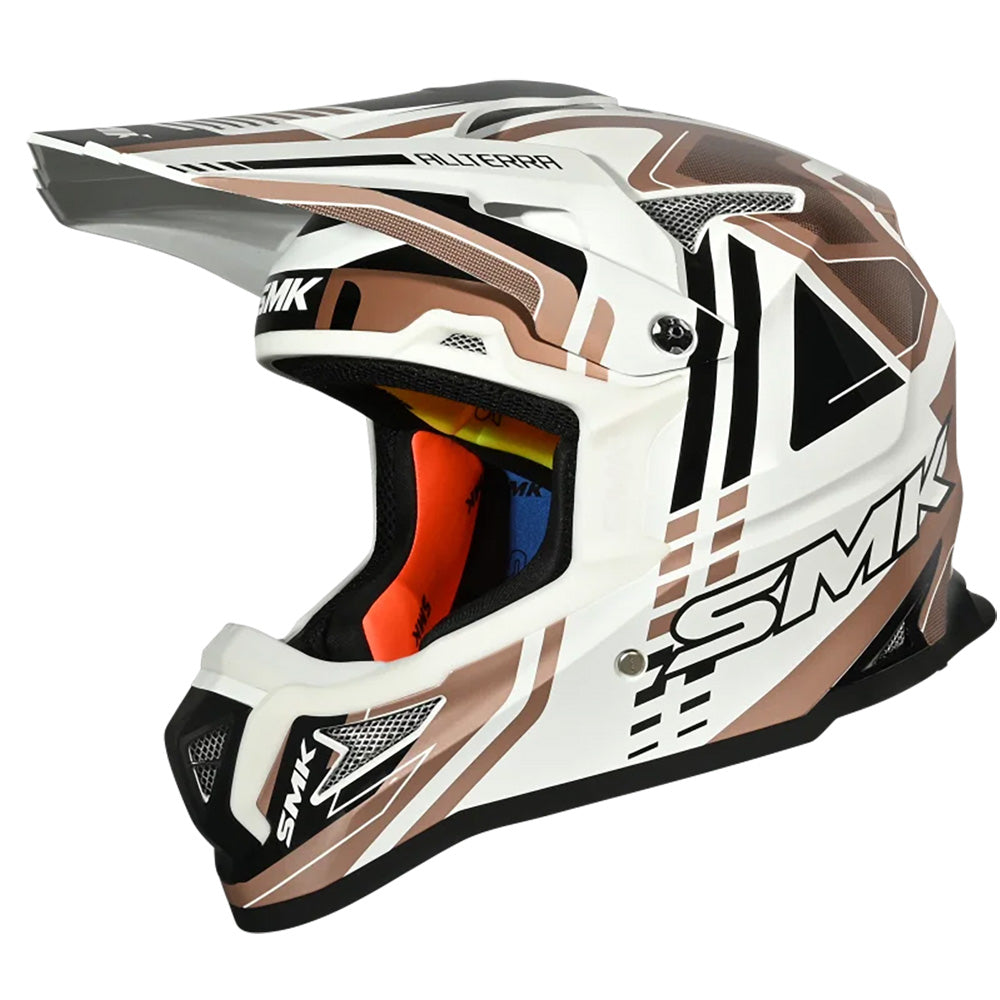 SMK ALLTERRA - X-SPRINT - Matte White/Bronze/Black - GL172