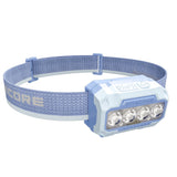 NITECORE 600 LUMEN USB RECHARGEABLE LED HEADLAMP TORCH BLUE