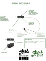 SKAA ANALOG MINI RECEIVER RUSH 3.5MM CONNECTOR - USB POWERED