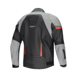 ARGON Scorcher II Leather Jacket - Grey Black Red