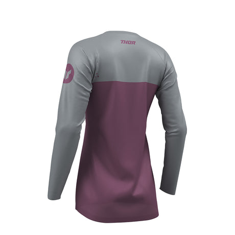 THOR JERSEY WOMENS RIDEMODE MENACE PUR/GRAY