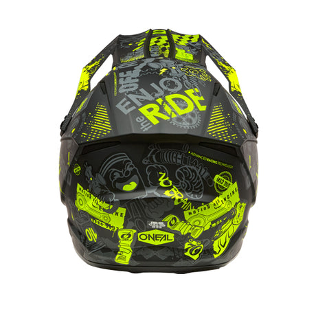 O'Neal 2026 Youth 1SRS VIBRANT Helmet - Black/Neon Yellow