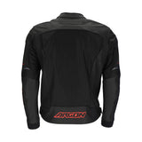 ARGON Fusion II Leather Jacket - Black Red