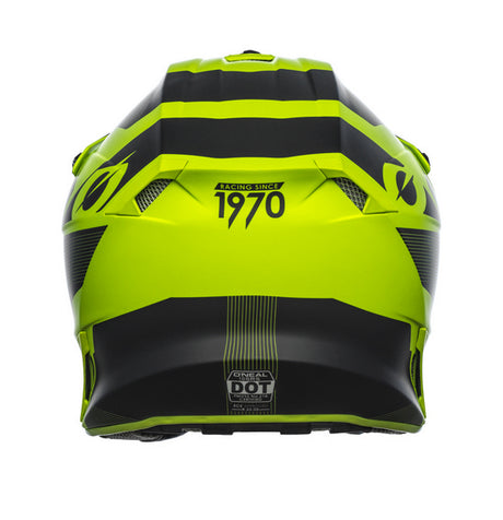 O'Neal 10SRS COMPACT Helmet - Black/Neon Yellow