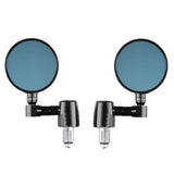 Revolution Bar End Mirrors Tarmac Alloy - Pair