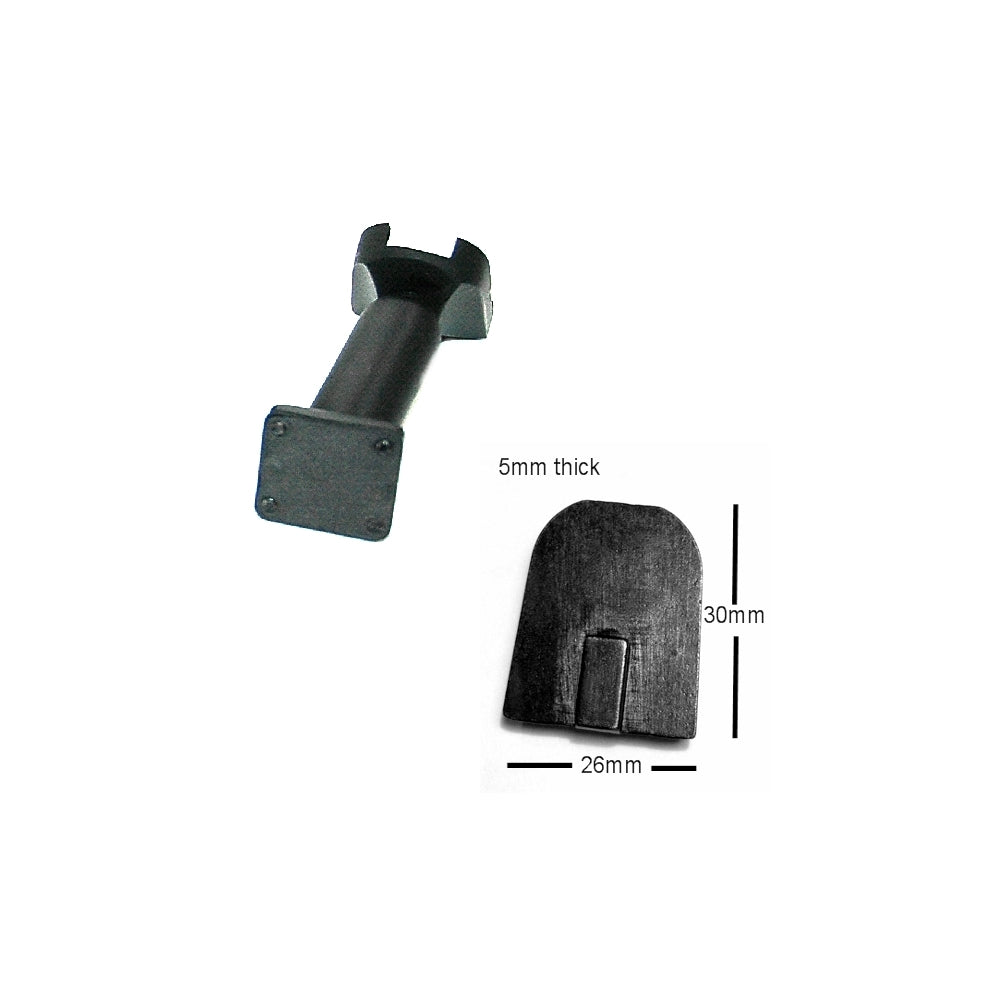 MONGOOSE 4.3" PEDESTAL MOUNT REPLACEMENT MIRROR + CAMERA