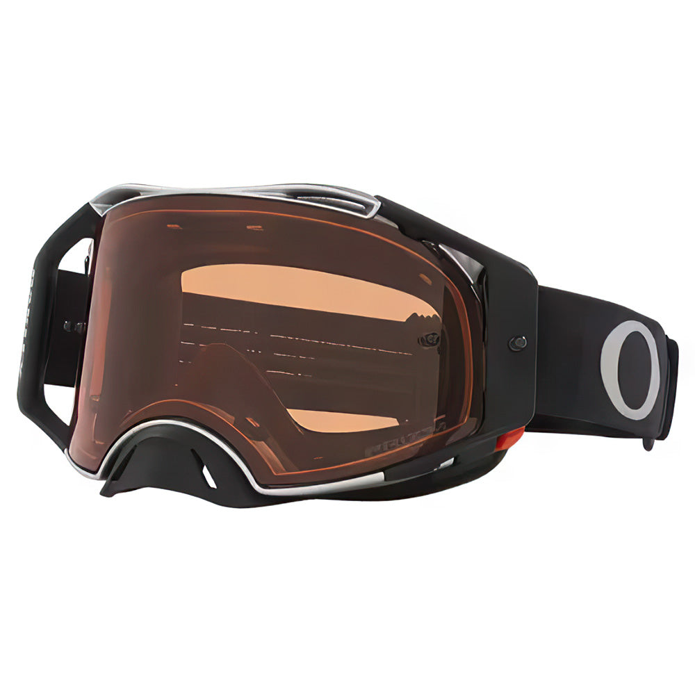 AirBrake MX Goggle TuffBlocks Black Gunmetal w/ Prizm MX Bronze Lens