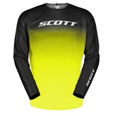 SCOTT Swap EVO MX Jersey, Caviar, Black/Yellow - front