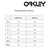 Oakley Tahoe Jacket size chart
