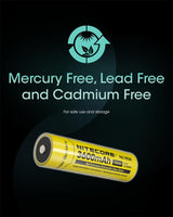 NITECORE LI-ION RECHARGEABLE 18650 BATTERY 3600MAH 3.6V