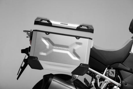 SW MOTECH TRAX ADVENTURE SIDE CASE LEFT ALUMINUM 45L SILVER