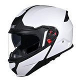 SMK Gullwing System Helmet - Gloss White