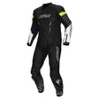 ARGON Pursuit 1-Piece Leather Race Suit - Black White/Hi-vis