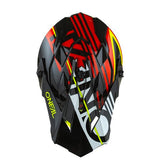 O'Neal Youth 2SRS RUSH Helmet - Red/Neon Yellow