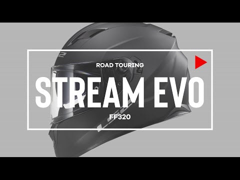 LS2 FF320 Stream Evo Axis Helmet - White / Blue