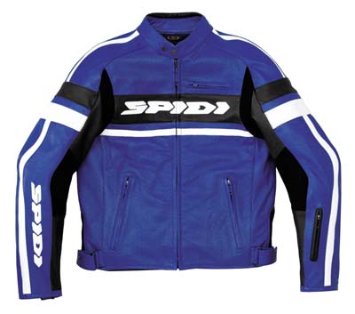 Spidi Scarface Wind Leather Jacket Blue