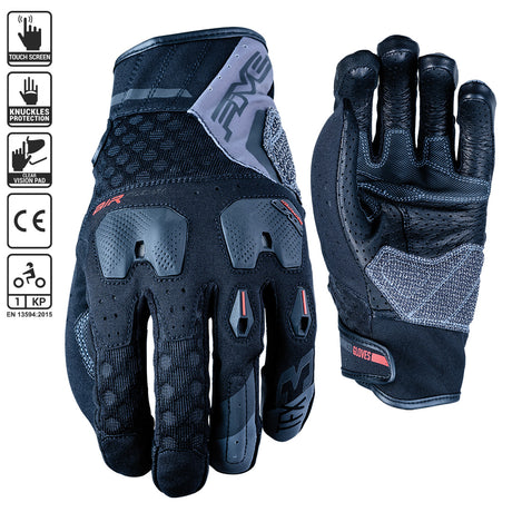 FIVE TFX3 Airflow Gloves Black Grey