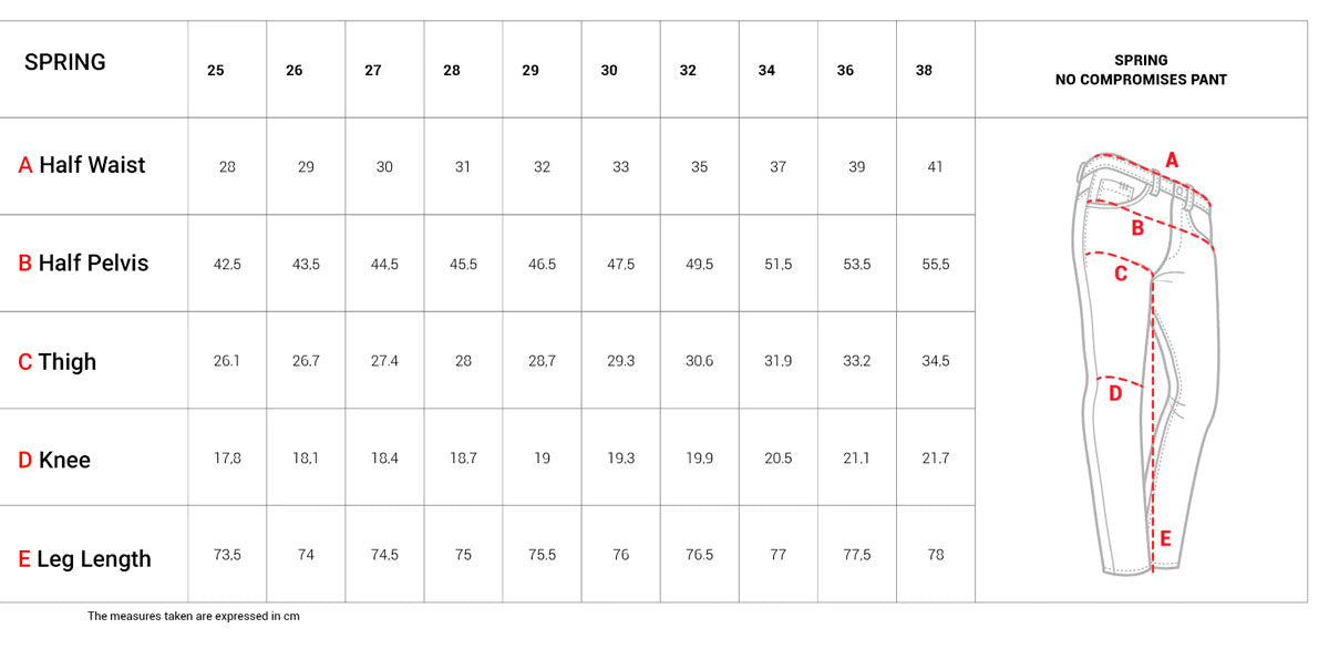 Spring-size-chart