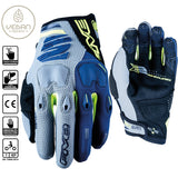 FIVE E2 Enduro Gloves Grey Yellow Navy