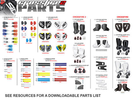 SIDI_Crossfire-Parts-list