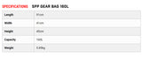 SPP GEAR BAG 160L  Size chart