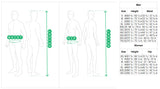 Spidi fabric pants size chart - man & woman